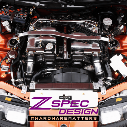 ZSPEC Stage-1 Dress Up Bolts® Hardware Kit for Nissan 300zx Z32, Titanium