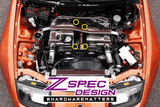ZSPEC Throttle Cable Cover Fasteners for '90-96 Nissan 300zx Z32, Titanium & Billet