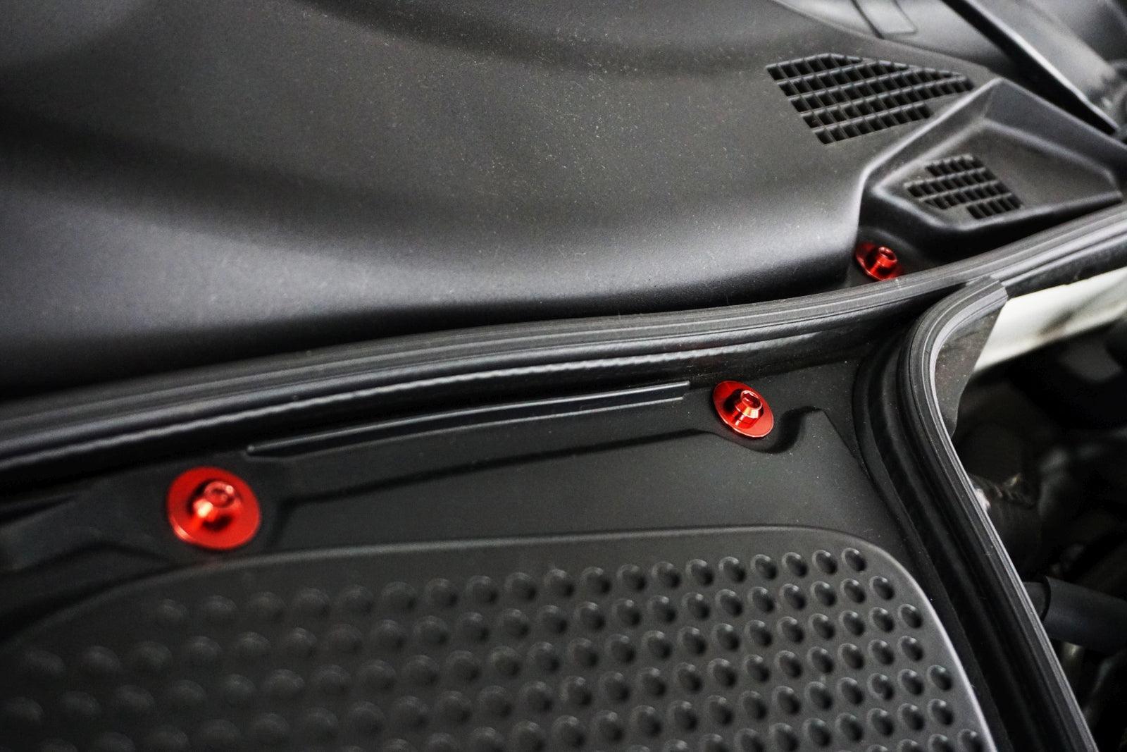 ZSPEC "Cowls & Service-Panels Only" Clips Replacement Kit for Nissan 350z Z33, Titanium