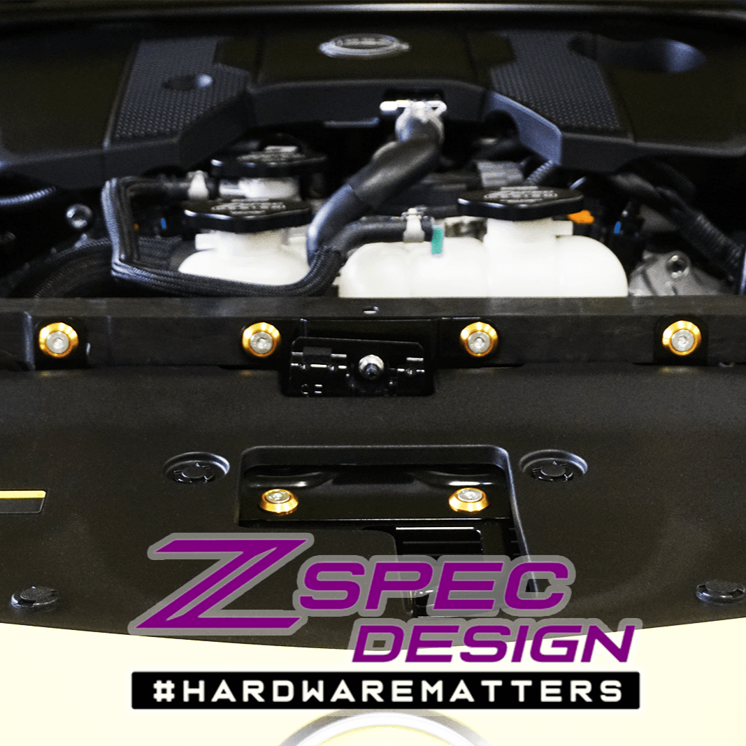 ZSPEC Stage-1 Dress Up Bolts® Hardware Kit for Nissan Z RZ34, Stainless & Billet