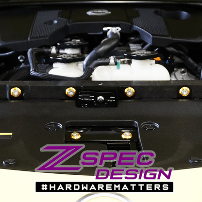 ZSPEC Stage-1 Dress Up Bolts® Hardware Kit for Nissan Z RZ34, Stainless & Billet