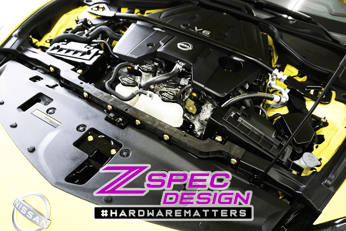 ZSPEC Stage-1 Dress Up Bolts® Hardware Kit for Nissan Z RZ34, Stainless & Billet