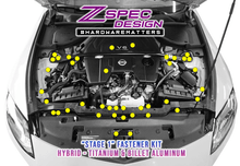 ZSPEC "Stage 1" Dress Up Bolts® Hardware Kit for Nissan Z RZ34, Titanium & Billet