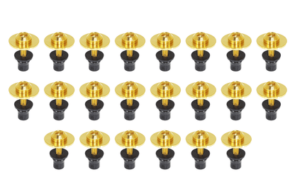 ZSPEC Plastic-Clips Replacement Kit for '03-09 Nissan 350z Z33, Grade-5 Titanium