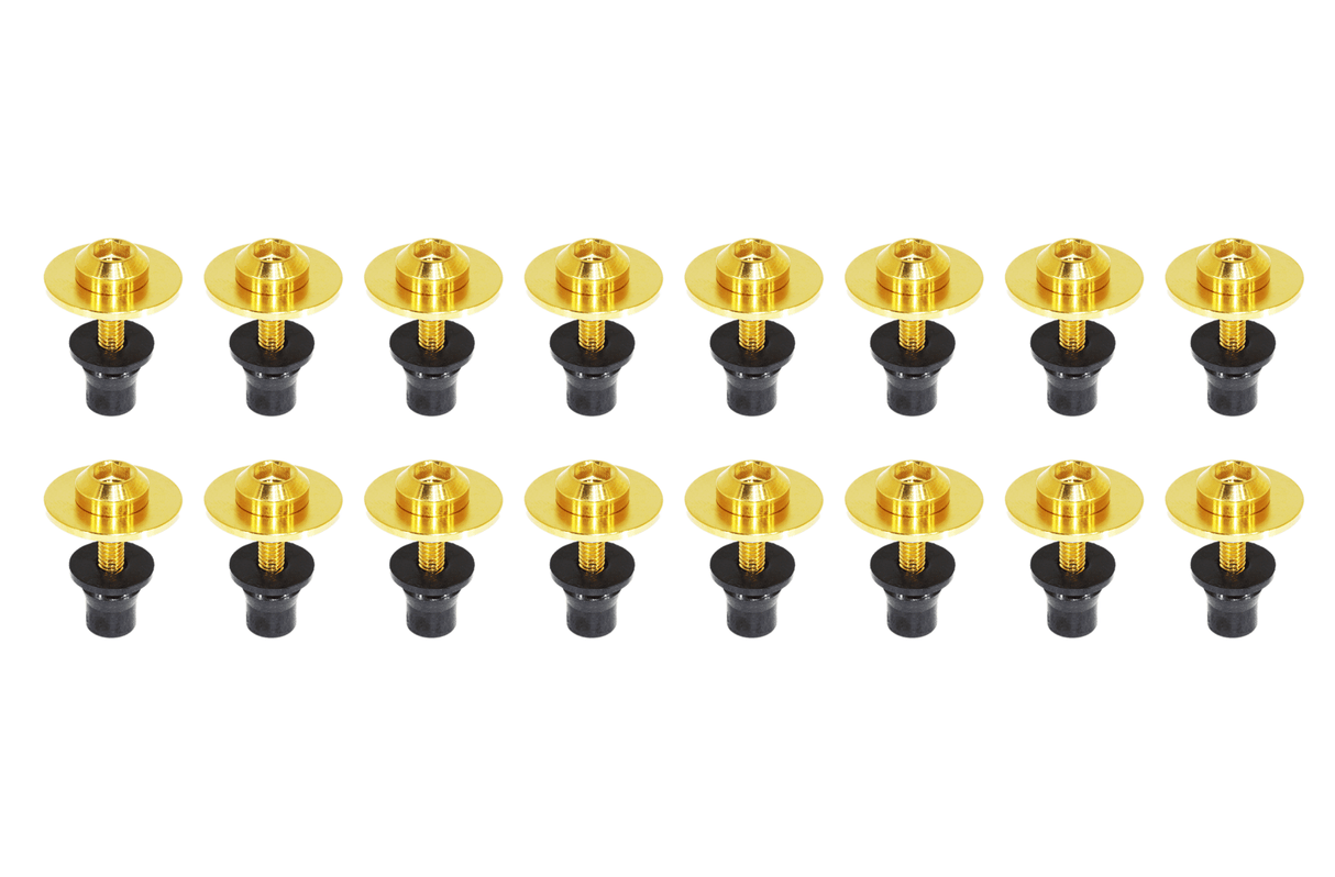 ZSPEC "Cowls & Service-Panels Only" Clips Replacement Kit for Nissan 350z Z33, Titanium