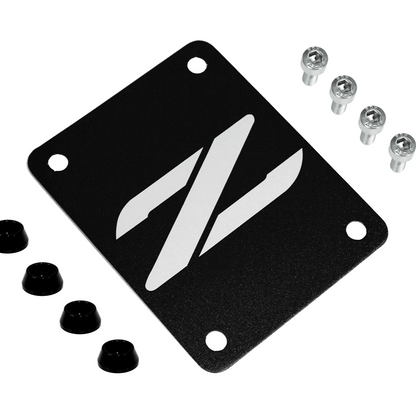 ZSPEC Black PTU Holes Cover Plate for Z32 300zx, Billet