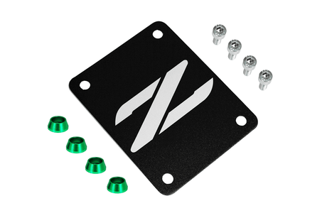 ZSPEC Black PTU Holes Cover Plate for Z32 300zx, Billet