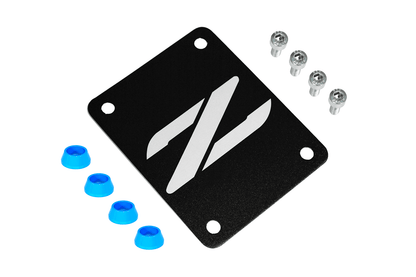 ZSPEC Black PTU Holes Cover Plate for Z32 300zx, Billet