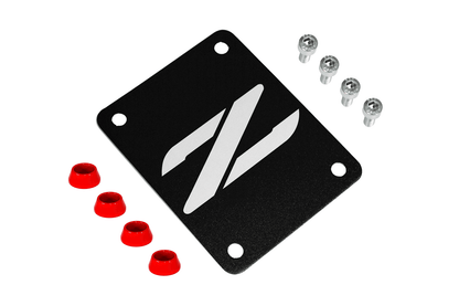 ZSPEC Black PTU Holes Cover Plate for Z32 300zx, Billet