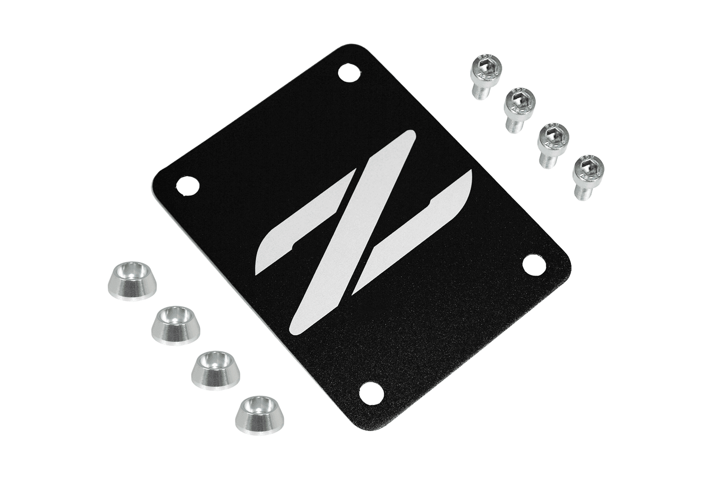 ZSPEC Black PTU Holes Cover Plate for Z32 300zx, Billet