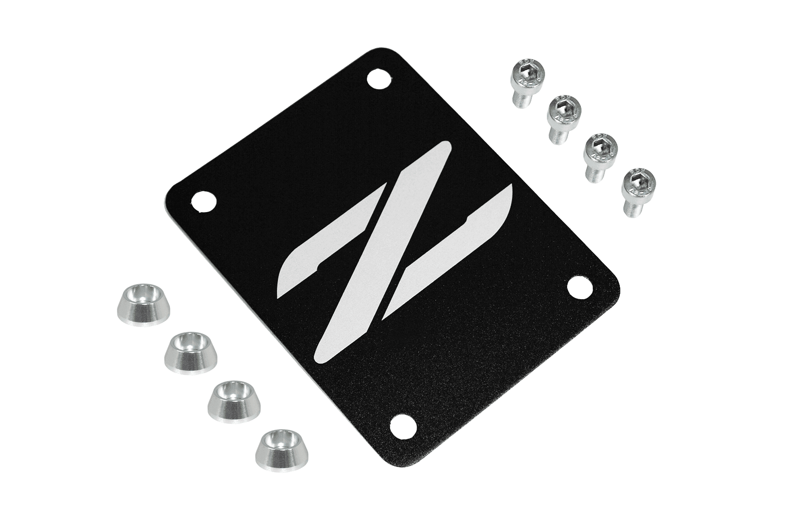 ZSPEC Black PTU Holes Cover Plate for Z32 300zx, Billet