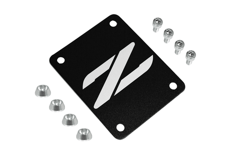 ZSPEC Black PTU Holes Cover Plate for Z32 300zx, Billet