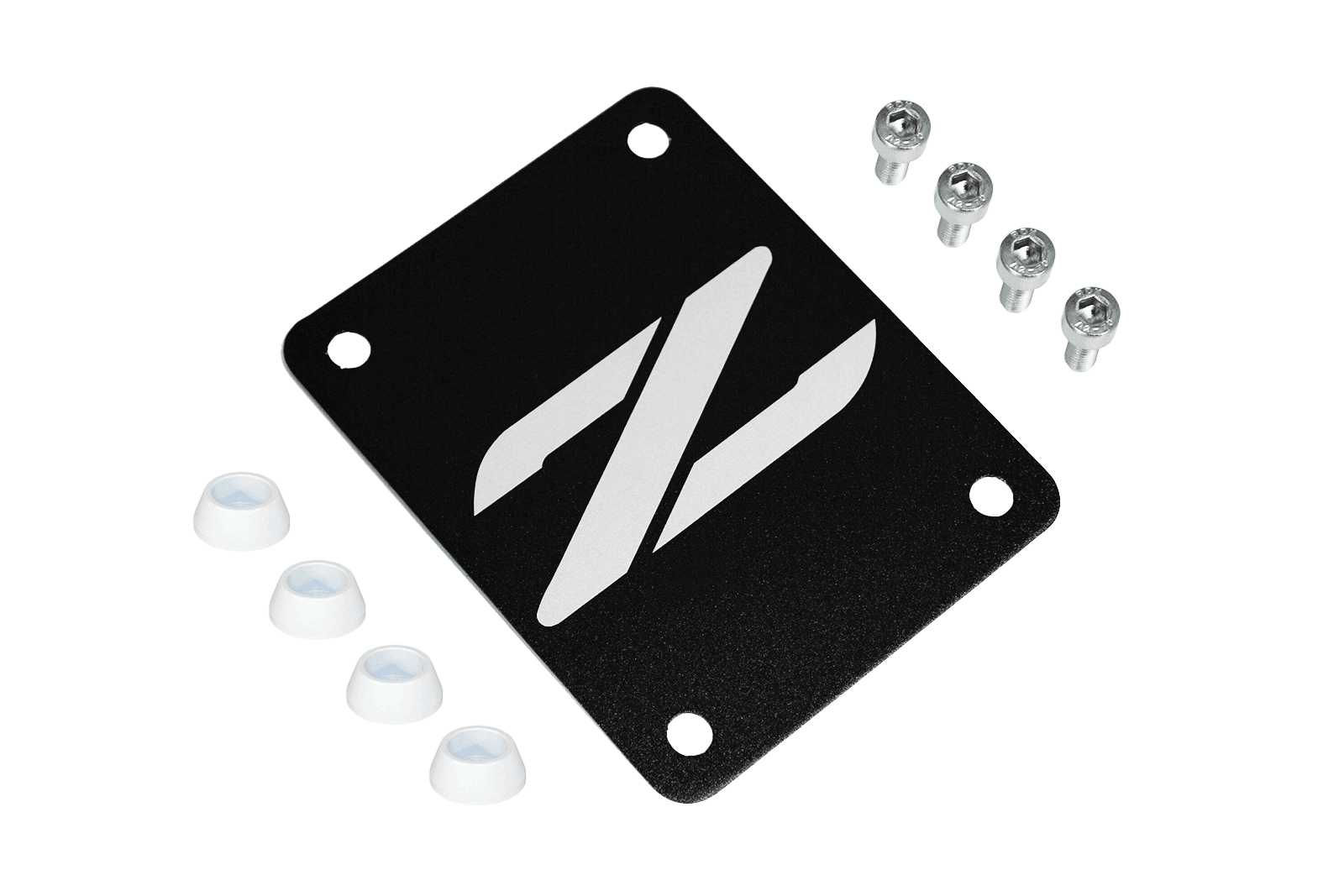 ZSPEC Black PTU Holes Cover Plate for Z32 300zx, Billet