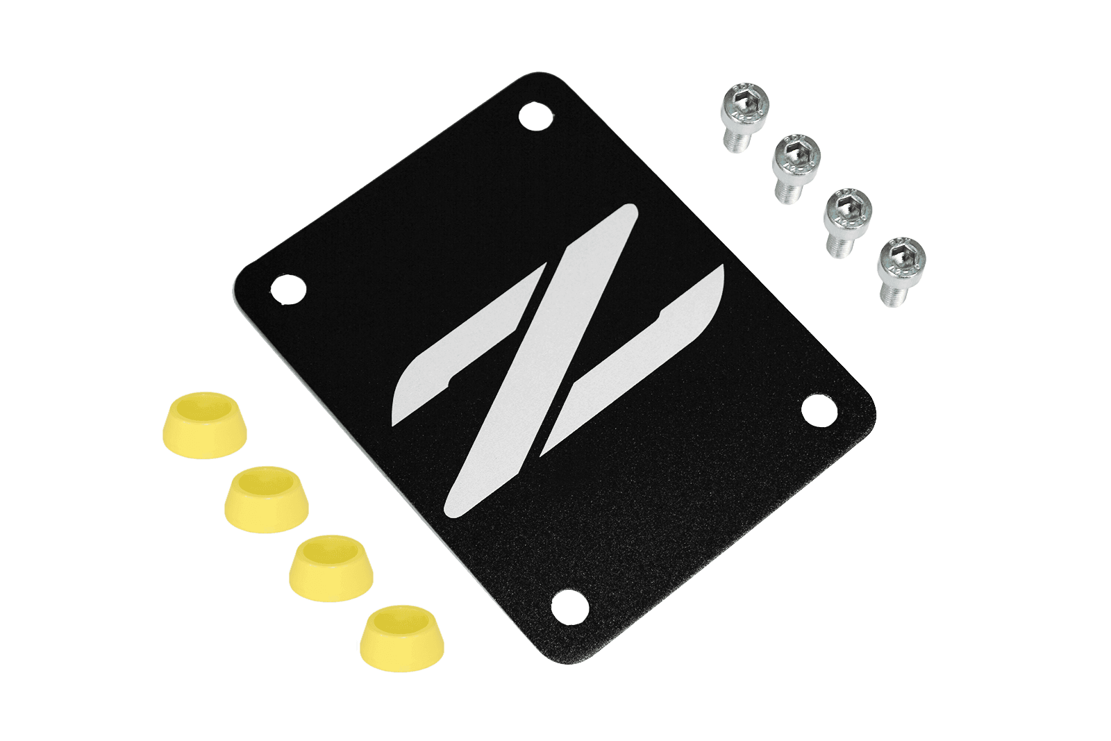 ZSPEC Black PTU Holes Cover Plate for Z32 300zx, Billet
