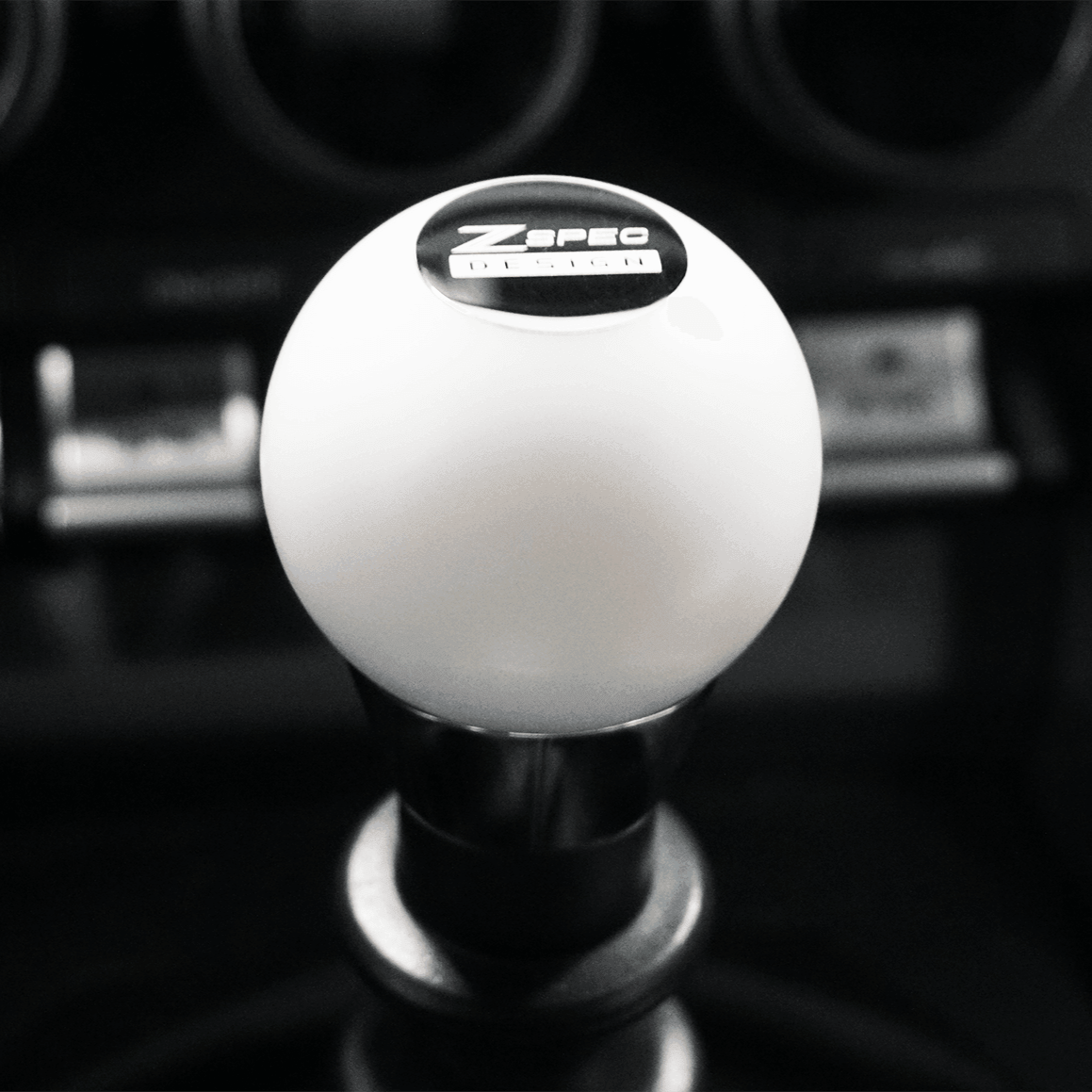 ZSPEC Shift Knob, M8-1.25, Delrin & Stainless, 5-Speed Shift Pattern Coin