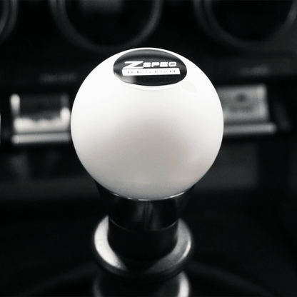 ZSPEC Shift Knob, M8-1.25, Delrin & Stainless, 5-Speed Shift Pattern Coin