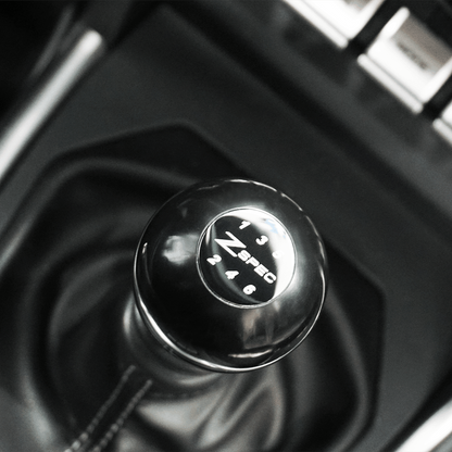 ZSPEC APEX Shift Knob, M10-1.5, Delrin & Stainless, 6-Speed Shift Pattern Coin