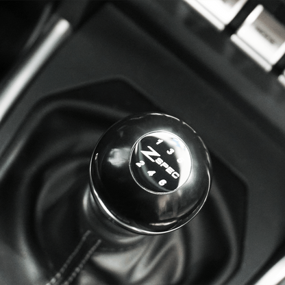 ZSPEC Shift Knob, M8-1.25, Delrin & Stainless, 5-Speed Shift Pattern Coin