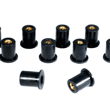 ZSPEC M6 Rubber-Composite Well Nuts for Body Kits and Flares, 10-Pack