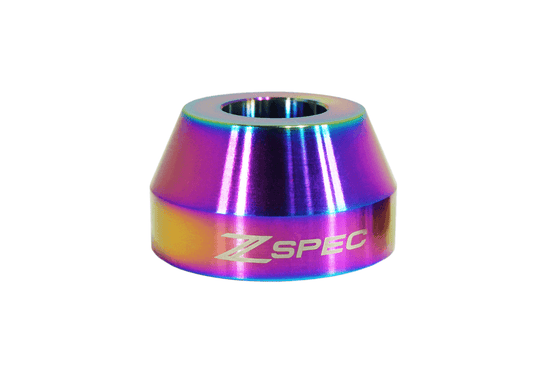 ZSPEC Shift Boot Knob Finisher, Burned Grade-5 Titanium, 20mm Tall, 300zx/350z/370z/Z/G/Q