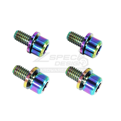 ZSPEC Throttle Cable Cover Fasteners for '90-96 Nissan 300zx Z32, Titanium