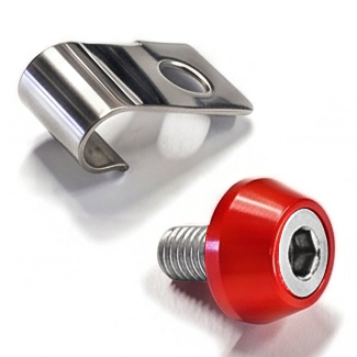 ZSPEC Throttle Cable Clip for '90-96 Nissan 300zx Z32, Polished Stainless