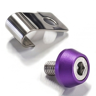 ZSPEC Throttle Cable Clip for '90-96 Nissan 300zx Z32, Polished Stainless