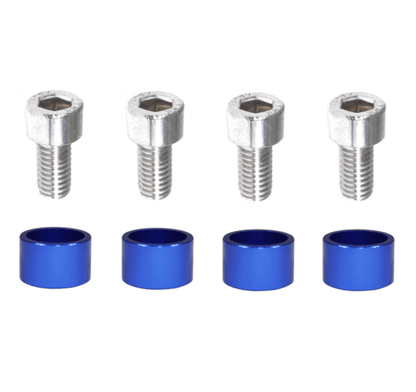 ZSPEC Throttle Cable Cover Fasteners for '90-96 Nissan 300zx Z32, Stainless & Billet