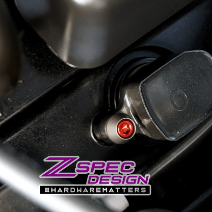 ZSPEC Stage-2 Dress Up Bolts® Fastener Kit for '05-21 Nissan Frontier D40, Titanium & Billet