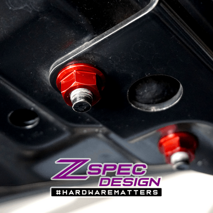 ZSPEC Stage-2 Dress Up Bolts® Fastener Kit for '05-21 Nissan Frontier D40, Titanium & Billet