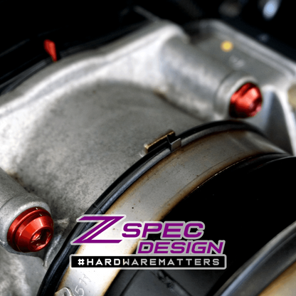 ZSPEC Stage-2 Dress Up Bolts® Fastener Kit for '05-21 Nissan Frontier D40, Titanium & Billet