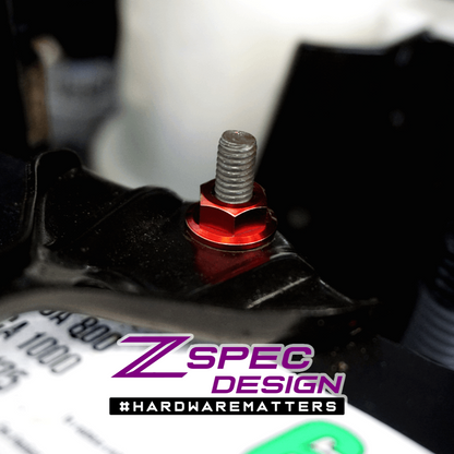 ZSPEC Stage-2 Dress Up Bolts® Fastener Kit for '05-21 Nissan Frontier D40, Titanium & Billet