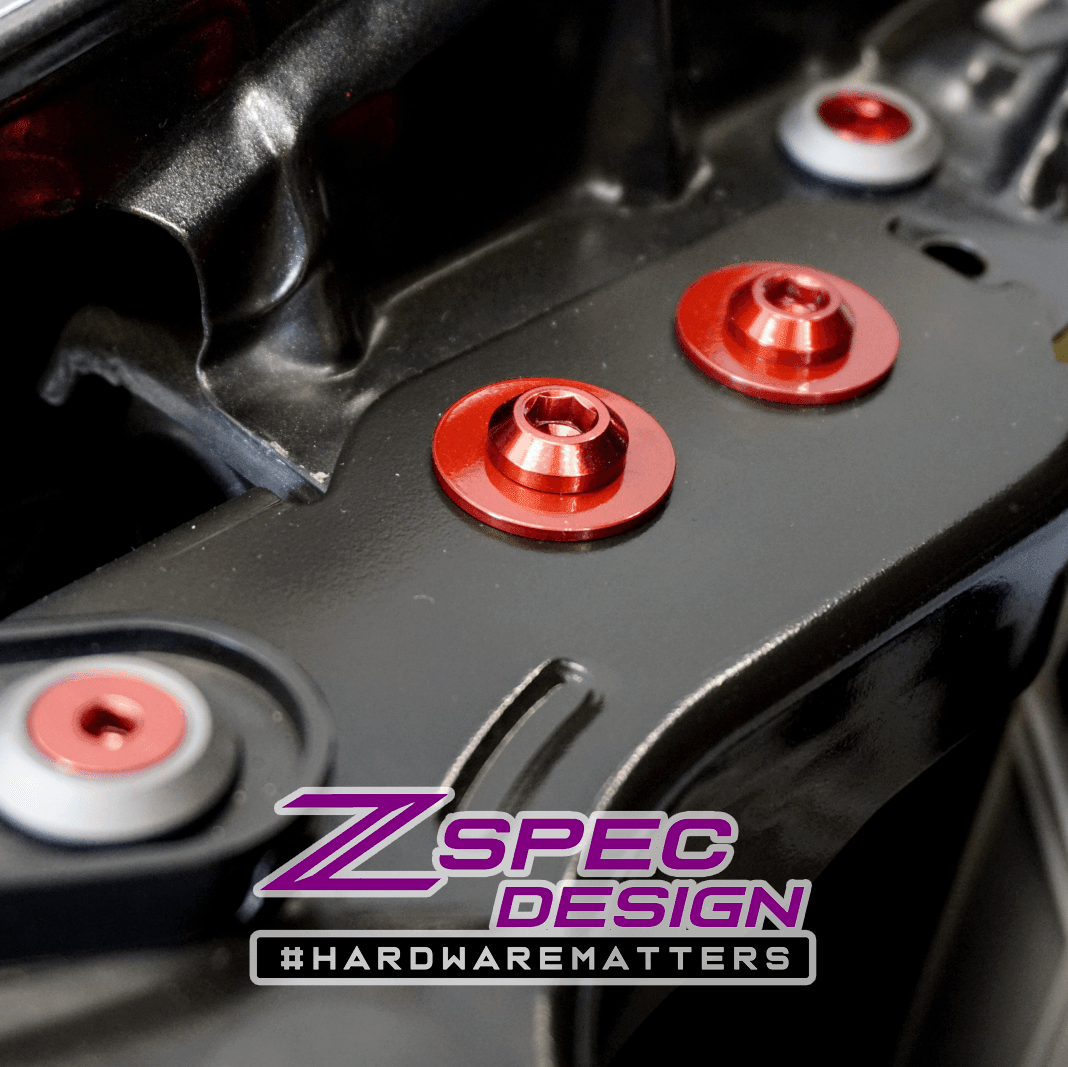 ZSPEC Stage-2 Dress Up Bolts® Fastener Kit for '05-21 Nissan Frontier D40, Titanium & Billet
