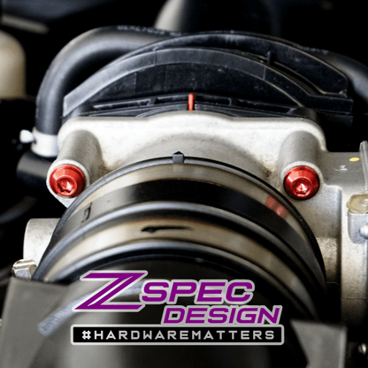ZSPEC Stage-2 Dress Up Bolts® Fastener Kit for '05-21 Nissan Frontier D40, Titanium & Billet