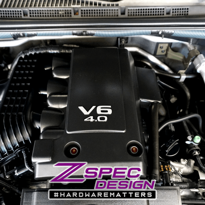 ZSPEC Stage-2 Dress Up Bolts® Fastener Kit for '05-21 Nissan Frontier D40, Titanium & Billet