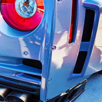 ZSPEC Low-Profile Body Kit Fastener, M5x20mm, Titanium w/ Rivet Nut, Sold per Each