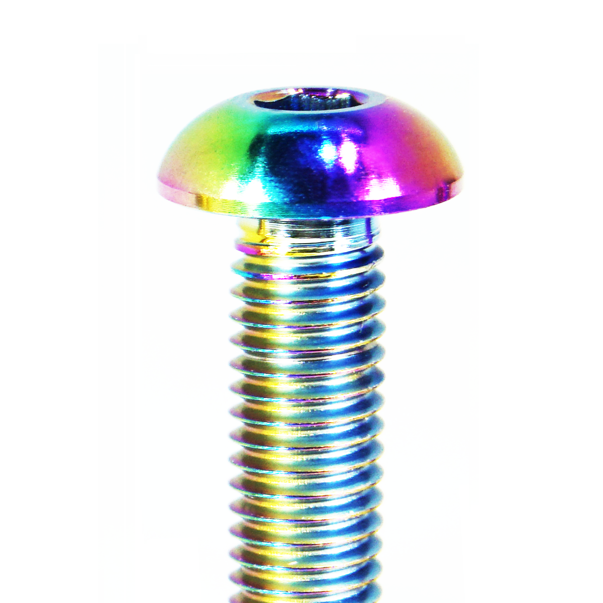 ZSPEC Button-Head Body Kit Fastener, M5x25mm w/ Well Nut, Titanium, per Each