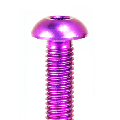 ZSPEC Button-Head Body Kit Fastener, M5x20mm w/ Rivet Nut, Titanium, Per Each