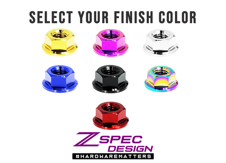 ZSPEC Front Shocks Fastener Kit for '93-02 Toyota Supra MKIV, Titanium
