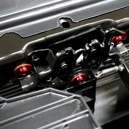 ZSPEC Hood Latch & Hinges Fasteners for '22+ Nissan Frontier D41, Titanium & Billet