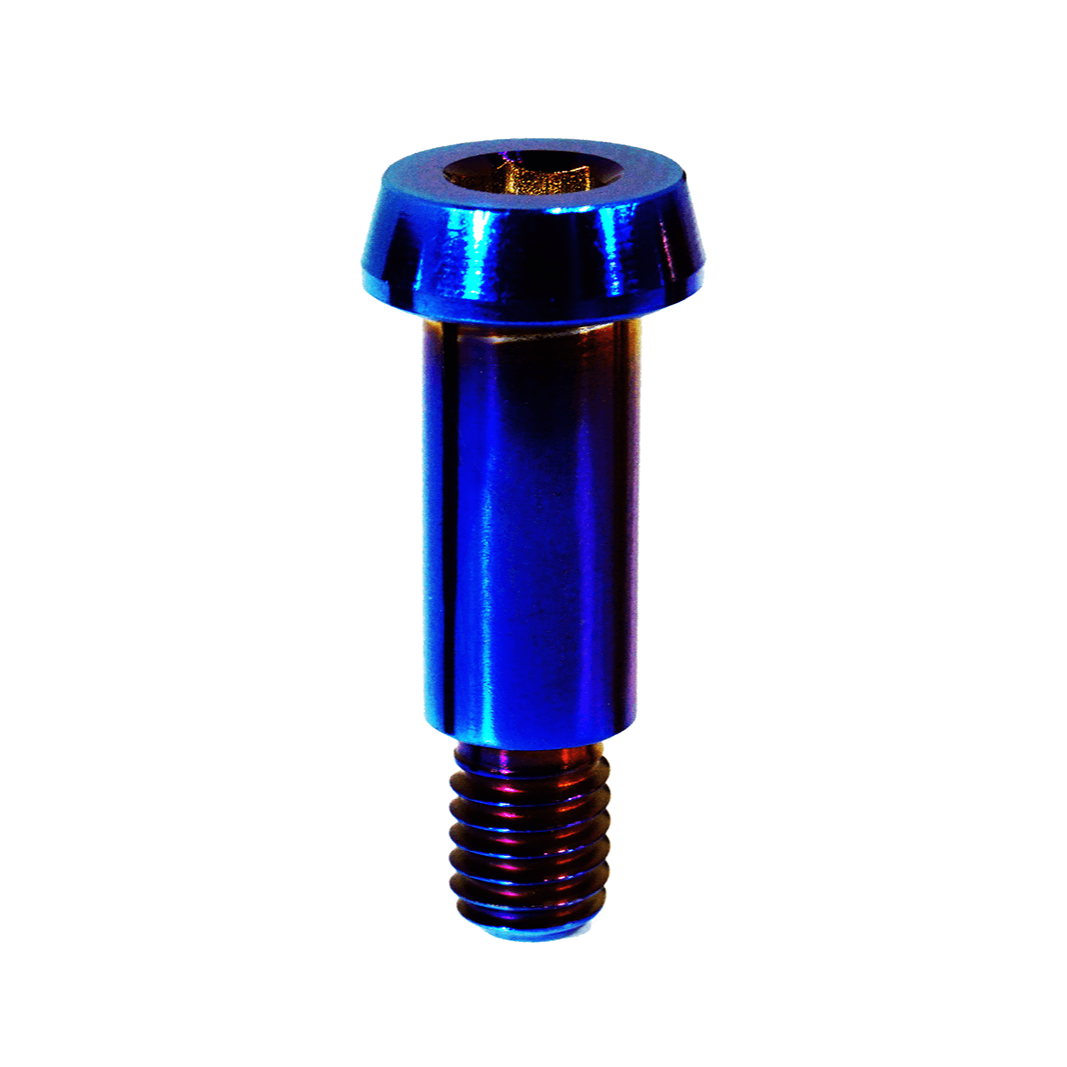 ZSPEC M6-1.0x24mm Shoulder Bolt, 15.7mm Shoulder/Shank Length, Grade-5 Titanium