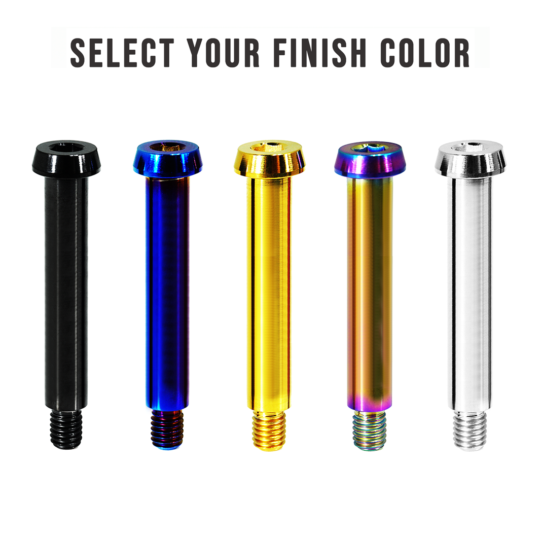 ZSPEC M6-1.0x59mm Shoulder Bolt, 50.5mm Shoulder/Shank Length, Grade-5 Titanium