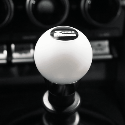 ZSPEC Shift Knob, M12-1.25, Delrin & Stainless, 4-Speed Shift Pattern Coin