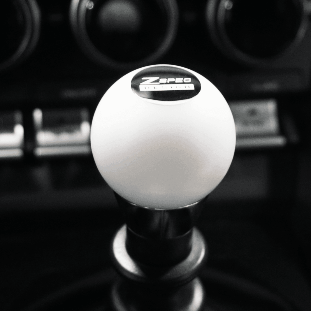 ZSPEC Shift Knob, M12-1.25, Delrin & Stainless, 5-Speed Shift Pattern Coin