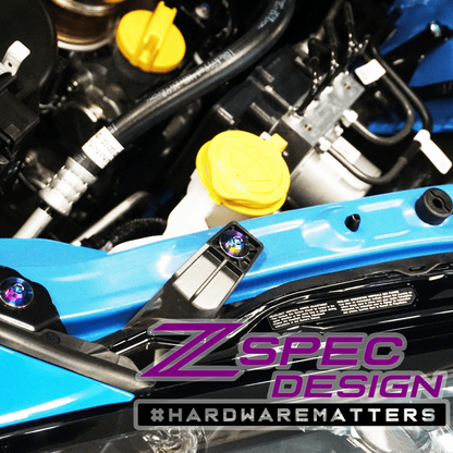 ZSPEC Stage-3 Dress Up Bolts® Fastener Kit for '22+ Toyota GR86 & Subaru BRZ, Titanium