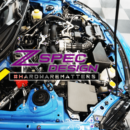 ZSPEC Stage-3 Dress Up Bolts® Fastener Kit for '22+ Toyota GR86 & Subaru BRZ, Titanium
