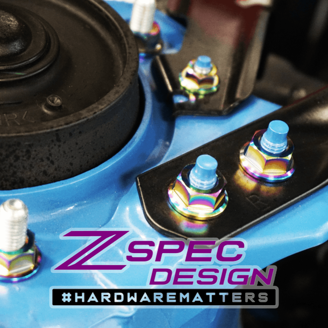 ZSPEC Stage-2 Dress Up Bolts® Fastener Kit for '22+ Toyota GR86 & Subaru BRZ, Titanium