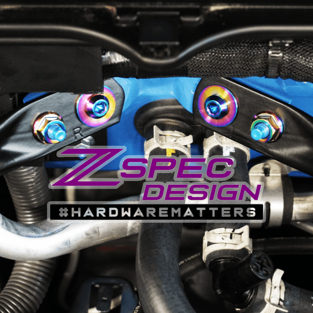 ZSPEC Stage-3 Dress Up Bolts® Fastener Kit for '22+ Toyota GR86 & Subaru BRZ, Titanium