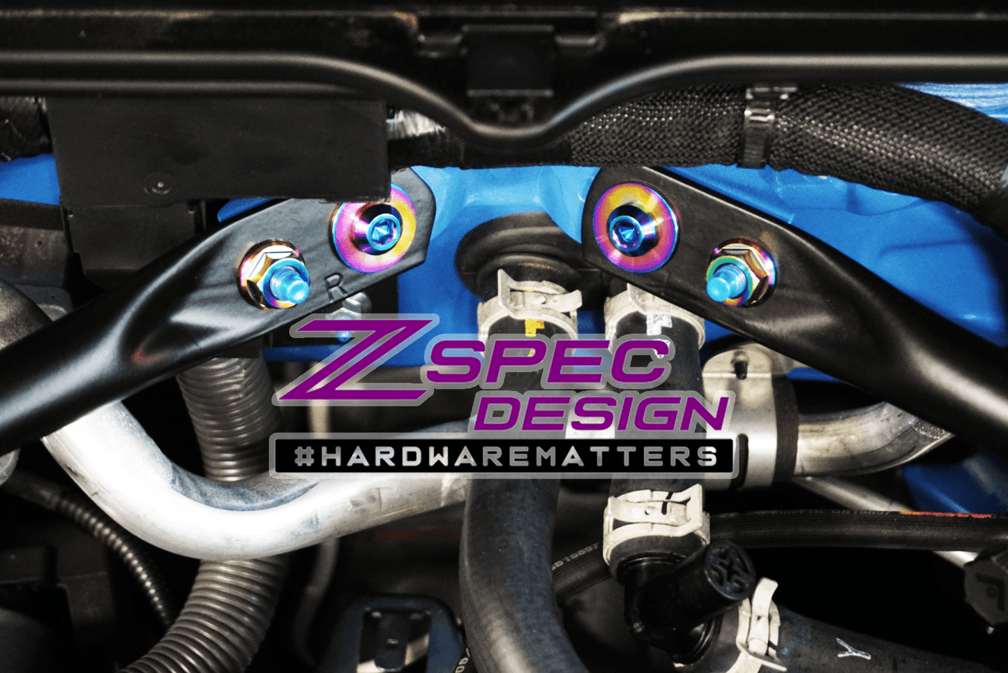 ZSPEC Stage-2 Dress Up Bolts® Fastener Kit for '22+ Toyota GR86 & Subaru BRZ, Titanium