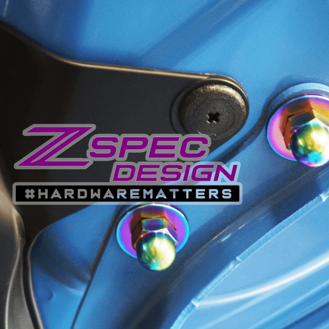 ZSPEC Stage-3 Dress Up Bolts® Fastener Kit for '22+ Toyota GR86 & Subaru BRZ, Titanium